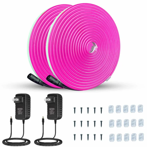 Neonvue Pink LED Neon Tube Light Neon Rope