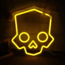 Neonvue Yellow Skeleton Skull Led Light Neon Sign