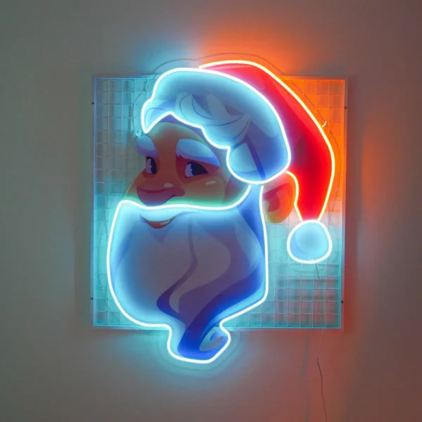 Santa Claus Neon Sign - Christmas-2